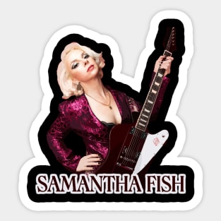 Samantha Fish - Deathwish on the Run Sticker